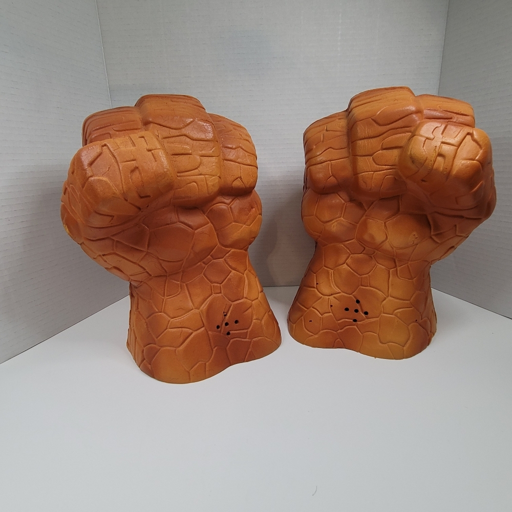 Marvel Fantastic Four Electronic Thing Hands 2004 Foam Fists Working Sounds